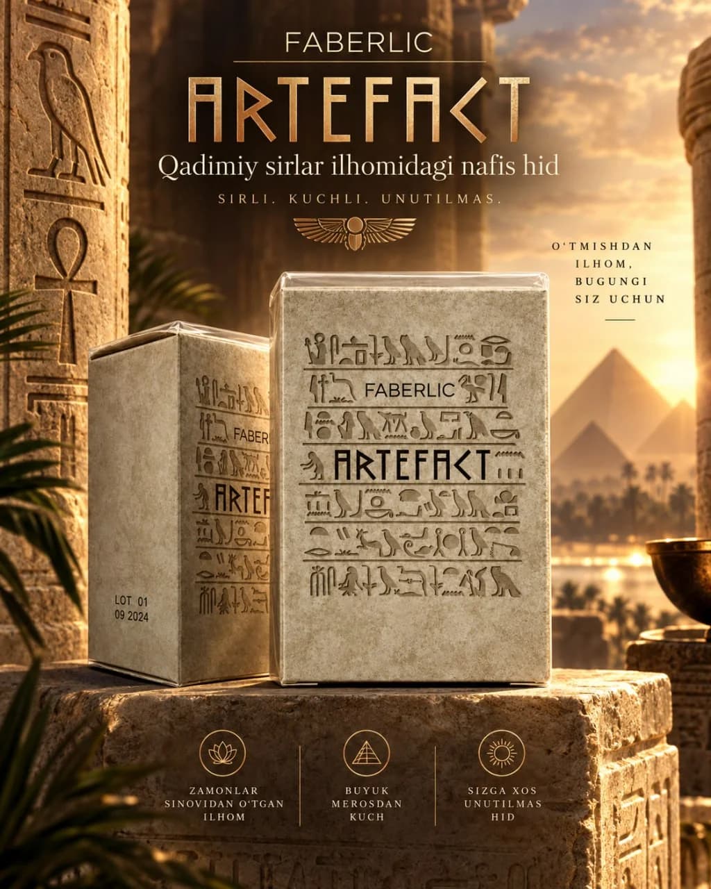 Faberlic 3201 — erkaklar uchun atir